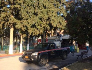 Δήμος Χαλκηδόνος: Ψεκασμοί της Αντιδημαρχίας Περιβάλλοντος και Πρασίνου σε σχολεία και αλσύλλια για την καταπολέμηση της κάμπιας των πεύκων