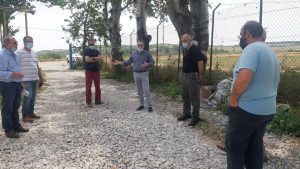 Δήμος Χαλκηδόνος: Αυτοψία στο εργοτάξιο εγκατάστασης επεξεργασίας λυμάτων Κουφαλίων